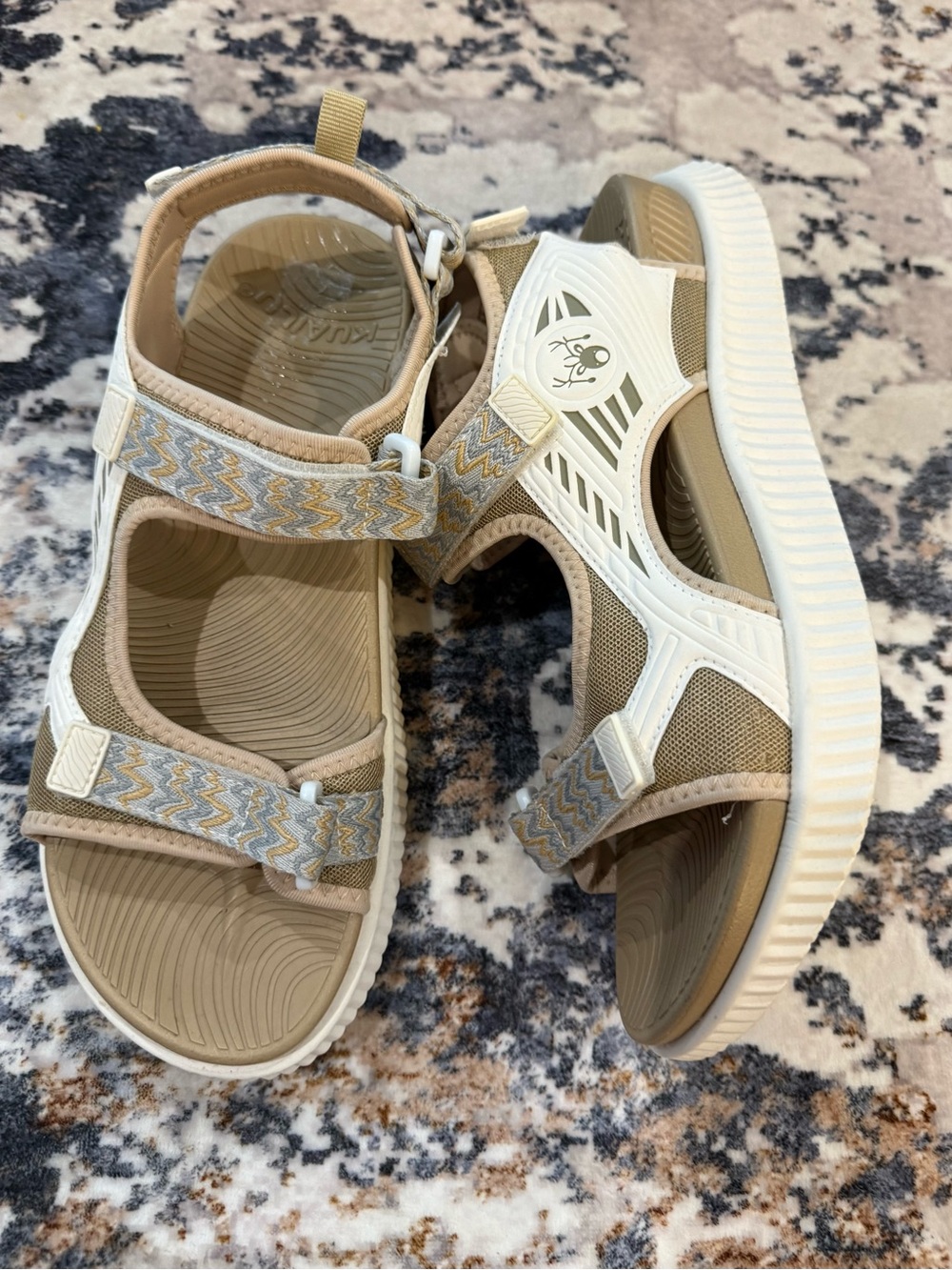 Kuailu Womens 12 Walking Hiking Arch Support Orthopedic Recovery Sport Sandals